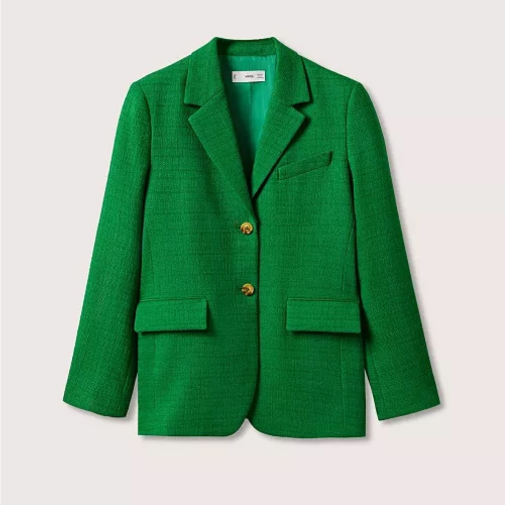 Mango Tweed Blazer